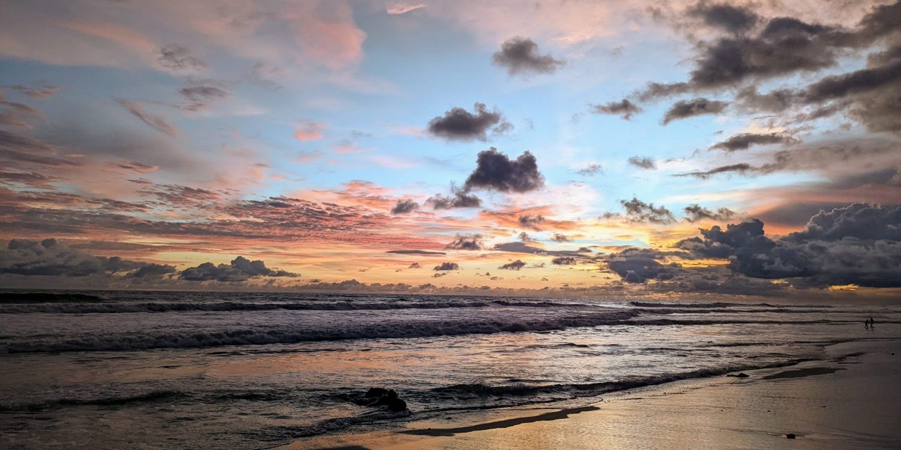 Sunset on Santa Teresa Beach