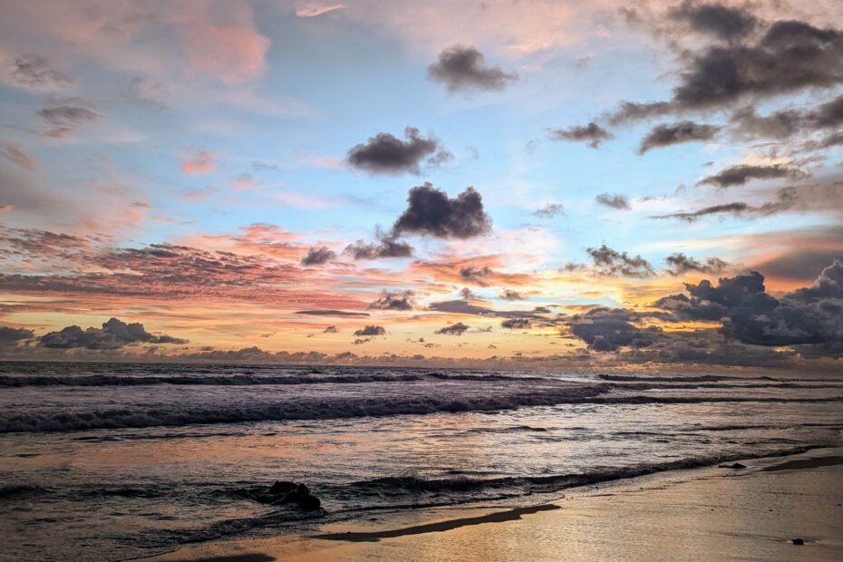 Sunset on Santa Teresa Beach